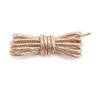 Mooybay 1 Pair 4 mm Wide, Metal Sequin Round Laces, Silk Rainbow Gradient Laces for Sports and Casual Shoes Accessories,100cm