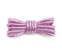 Mooybay 1 Pair 4 mm Wide, Metal Sequin Round Laces, Silk Rainbow Gradient Laces for Sports and Casual Shoes Accessories,160cm