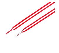 Mooybay 1 Pair of 1cm Wide, Colorful Shoelaces, Red, White and Blue Mixed Canvas Shoelaces, Suitable for Sports and Casual Shoes,100cm