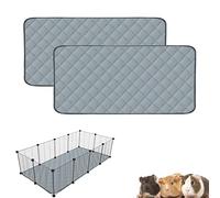 Mooydee Guinea Pig Cage Liners Washable Guinea Pig Bedding Super Absorbent | Waterproof | Non Slip| Reusable Guinea Pig Pee Pads for Small Animals Cages Rabbit Hamster
