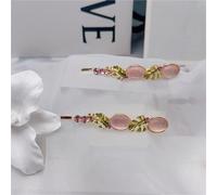 Mooyoo Diamond-Inlaid Oil Crystal Hair Clip - Elegant Korean Fashion Hair Accessory for All Occasions(Green)