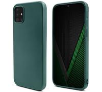 Moozy Lifestyle. Designed for Samsung A51 Case, Dark Green - Liquid Silicone Lightweight Cover with Matte Finish and Soft Microfiber Lining, Premium Silicone Case