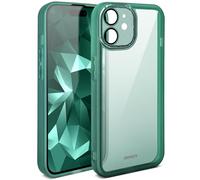 Moozy LumiCase phone case for iphone 11, 6.1-inch, Case for iphone 11 Shockproof, Bumper Case for iphone 11 clear case, Camera lens protector cover for iphone 11 slim, Green