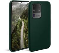 Moozy Minimalist Series Silicone Case for Samsung S20 Ultra, Midnight Green - Matte Finish Lightweight Mobile Phone Case Ultra Slim Soft Protective TPU Cover with Matte Surface