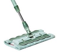 Mop A - With 360 Degree Rotation | Fast Cleaning Tool with Telescopic Handle and 7 Heads for Large Areas Bathroom Daily Maintenance Tiles Flat Laminate