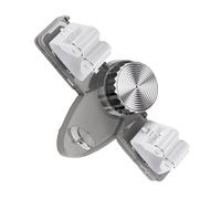 Mop and Broom Holder - Wall Mount | Suction Cup Mop Holder Broom Mop Hanger | Space-saving Multi-Purpose Shelf for Bathroom, Kitchen, Utility Room, Laundry Room, Home Garden, Versatile Use