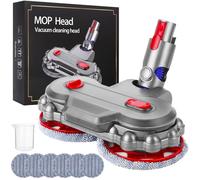 Mop Attachment for Dyson V7/V8/V10/V11/V15 Vacuum Cleaner, Vacuum Cleaner Replacement Parts for Dyson, Electric Floor Mop with Removable Water Tank, Filling Container & 6 Replacement Pads