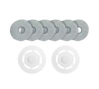 Mop Brackets Kit Mopping Plate Mop Cloth Mount Carpet Auto Lift Replace Robot Cleaer Spare，Compatible for Ecovacs，Compatible for Deebot，T20 OMNI/T20 Pro(8pcs)