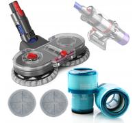 Mop Brush Set for Dyson - Rotating 160 rpm | 2 Cloths | V7-V15