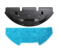 Mop Cloth Frame Board for bObsweep for Ultra-Vision Pet Robotic Vacuum Cleaner - Replacement Mop Bracket with Microfiber Pads, Plastic & Dur(1+2)