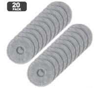 Mop Cloth Kit for Conga 10090 AI Spin, for Evolution Ultra Power and for Revolution Ultra Power Vacuum, Grey Microfiber Replacement Pads(20 PACK)