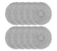 Mop Cloth Kit Washable Reusable Microfiber Pads for DJI for ROMO S/A/P Vacuum Cleaner Accessories, Easy Installation for Pet-Friendly Homes, 4 Pack(10 PACK)