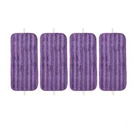 Mop Cloth Microfibre Compatible with Wet Jet for Flash Speed Mop Refill Wipes Washable Wet Cloth Dry for PADS Mop Head Replacement for Any Type of Floor Cleaning(4 PACK)