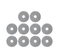 Mop Cloth Pad，Compatible for Xiaomi S10+ / S10+ / S10 Plus / S20 Plus Robot Vacuum Cleaner Spare Parts(Mop-10PCS)