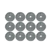 Mop Cloth Parts，Dust Bags Hepa Filter and Side Brush Robot Vacuums Spare Part Replacement Garbage Bags Accessories，Compatible For Lydsto W2 (Color : Mop cloth 12pcs)