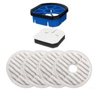 Mop Cloth Refill,1 Set Replacement Sponge Filter Tank Lid And Mop Cloths For For Bissell Spinwave+ 3887 3764 Cordless Vacuum Hard Floor Cleaning Kit Plastic Foam