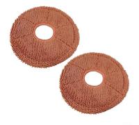 Mop Cloth Replacement For MOVA MOBIUS 60 Robot Vacuum, ThermoHold Plush HyperClean Pads, Ultra-Soft Microfiber Cleaning Accessories For Hard Floors, 2-Pack(ThermoHold Mop)