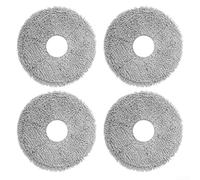 Mop Cloth Replacement Kit for Roomba Plus 405 and For Combo Robot 505 Fits Master L40 Ultra L10s Ultra Gen 2 Robot Vacuum Cleaner 4/8 Pack of Microfiber Mop Cloths (4pcs)