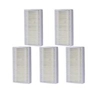 Mop Cloth，Robot Vacuum Cleaner Dust Filter Side Brush Mop Cloth Rags，Compatible For Mamnv，GOOVI，ZCWA BR151 Robot Vacuum Cleaner Parts(5pcsa filter)