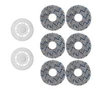 Mop Cloths Holder，Compatible for Xiaomi Omni All-in-One Robot Vacuum Cleaner B101CN，Compatible for Dreame L10s Ultra /S10/S10 Pro/X10(8pcs-b)