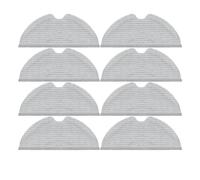Mop Cloths Rags，Compatible for Xiaomi Mijia，Vacuum-Mop Finder Spare Parts(8 Rags)
