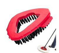 Mop Floor Scrubber - Dirt Removal Brush, Spin Mop Scrub Brush Head | Tile Dirt Tackle Brush, 180 Degree Rotation Spotless Cleaner, Dirt Cleaning Brush for Bathroom, Sink, PP, Nylon