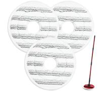 Mop Head Replacement Compatible with Vileda Spin and Clean Mop,3 Pack Spin Mop Head Refills for Spin and Clean Floor Mop and Bucket,Reusable and Washable Microfiber Mop Refills for Floor Cleaning