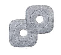 Mop Head Replacement - Machine Washable, Safe For Cleaning All Floors Square Fiber , Suitable For Cleaning And Buckets (2pcs)