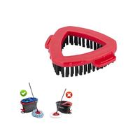 Mop Heads Replacement Hard Bristle Brush Heads Compatible with O-Cedar Rinseclean 2-Tank System Floor Scrubber Mop Head Spin Mop Head Replacement for Bathroom Kitchen Garage Wall