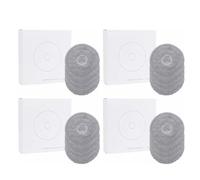 Mop Holder Bracket Washable Mop Parts，Compatible for Dreame，L10S Pro Ultra Heat / X30 Ultra / X40 Ultra/S30 Pro Ultra/L20 Ultra，Compatible for Mijia，M30 S Robot Vacuum Cleaner Parts(Set5)
