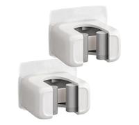 Mop Holder Set of 2, Strong Adhesive Wall Organizer for Space Saving Storage, Optimal Mop Holding, Ideal for Home, Office, Apartment