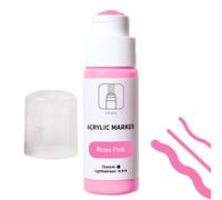 Mop Marker - 18mm Tip Acrylic Ink Flow Pen | Street Art Paint Tool - Waterproof Quick Dry Squeeze Bottle Drawing Supply Mural Tagging Canvas Writing Fade Resistant 60ml