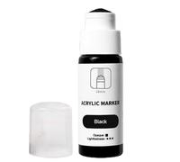 Mop Marker - Street Art Paint Applicator for Drip Effects | Soft Nylon Tip with Refillable Barrel System, Flow Control Tool for Wall Mural Tagging and Creative Design Use 0.71 in