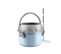 mop, Mop, 360 Degree Rotating Bucket System with 2 Microfiber Heads and Adjustable Handle for the Home
