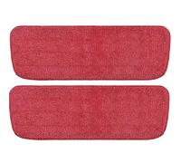 Mop Pad 2 PCs Microfiber Replacement Mop Pads, Washable Refill Fit for Spray Mops and Reveal, Cleaning Tools, Wet and Dry For wiping the floor(Red)