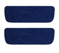 Mop Pad 2 PCs Microfiber Replacement Mop Pads, Washable Refill Fit for Spray Mops and Reveal, Cleaning Tools, Wet and Dry For wiping the floor(Dark blue)