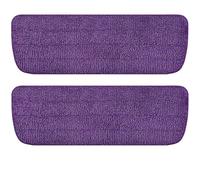 Mop Pad 2 PCs Microfiber Replacement Mop Pads, Washable Refill Fit for Spray Mops and Reveal, Cleaning Tools, Wet and Dry For wiping the floor(Purple)