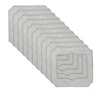 Mop Pad Cloths Wipes Microfiber Material Vacuum Cleaner Spare Parts Accessories Replacement Mop Cloth Kit For ECOVACS For WINBOT for MINI(10 PACK)