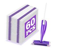 Mop Pad Refill Compatible with Swiffer WetJet Spray Mop, Wet Jet Mopping Pads for All Purpose Multi Surface Hardwood Floor Cleaning, 4 Layers Thickened and Super Absorbent, 20 Count. (60)