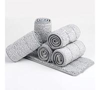 Mop Pads 32 inch mop Pads Replacement 6 Pack mop Head Replacement mop Refills Washable Microfiber Pads Commercial Reusable Mop Head Wet Dry Mops Refill Fit for Most Flat Mop Frame