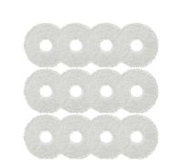 Mop Pads Compatible With Eureka J15Pro Ultra / J12 Ultra Robot Vacuum Spare Parts Mopping Cloths Rag Accessories Replacements(Light gray 12PCS)