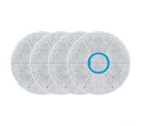 Mop Pads Compatible with for Dreame for X50 Pro/X50 Ultra/X50 Master Robot Vacuum Cleaner, Microfiber Thermal Mop Cloths for Hard Floors, Washable and Reusable Replacement Accessories(4 PACK)