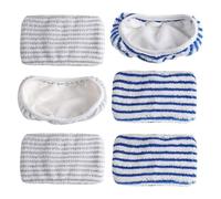 Mop Pads, Compatible with Rowenta Clean & Steam ZR850002/ZR005801/ZR005804/RY7/RY8, Microfiber Cloths Steam Mop Replacement(6pcs)