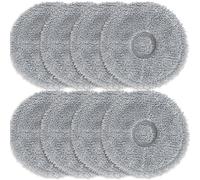 INF Pack of 8 mop pads for Dreame L10s Ultra, L10 Ultra, L10s Pro, Xiaomi X10+, effective cleaning, strong water absorption, can be washed at 90 degrees