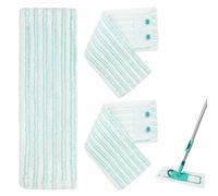 Mop Pads for Leifheit Profi XL Micro Duo/Cotton Plus Floor Mop Replacement Microfibre Covers for All Floors