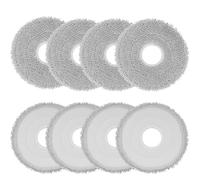Mop Pads Replacement for Dreame L10 Ultra/ L10S Pro/ L10S Ultra/ L10S Pro Ultra Heat/ L10 Prime/ L20 L30 L40 L50 Ultra/ X30 X40 X50 Ultra & ECOVACS T3OS/T50 series & Mova P10/P50 Robot Vacuum - 8Pack