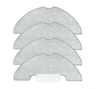 Mop Pads Replacement for Vexilar for w7 W9 W11 W15 Robot Cleaner - Machine Washable Cloths 4 Pack(4 PACK)