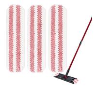 Mop Pads Replacements Compatible with O Cedar H2prO Flat Mop - Microfiber Mop Replacement Heads for O-Cedar/Vileda H2prO Flat Floor Mops - Washable Pad for Floor Cleaning - 3Pack