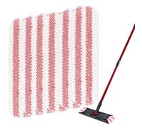 Mop Pads Replacements Compatible with O Cedar H2prO Flat Mop - Microfiber Mop Replacement Heads for O-Cedar/Vileda H2prO Flat Floor Mops - Washable Pad for Floor Cleaning - 6Pack