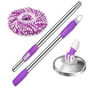 Mop Professional Microfiber Mop for Hardwood, Laminate, Tile Floor Cleaning, Stainless Steel Handle